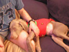 Newton in his Santa suit Christmas 2007