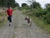 Rowan & Bella...I can run faster than you!