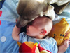 Luna and baby William